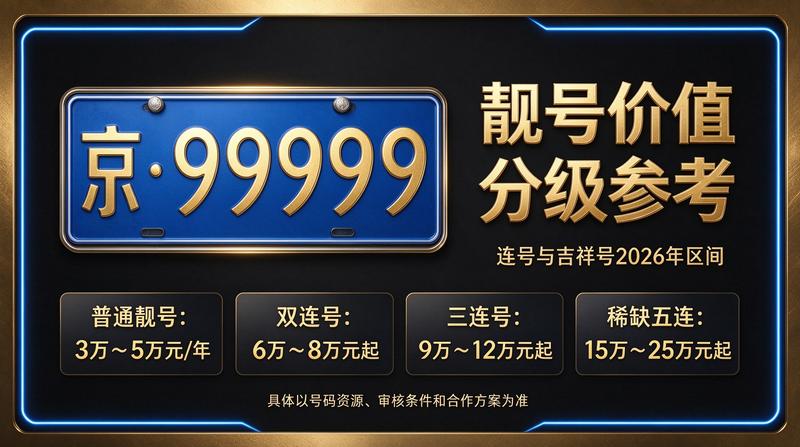 闲置北京租牌照价格明细表业务展示